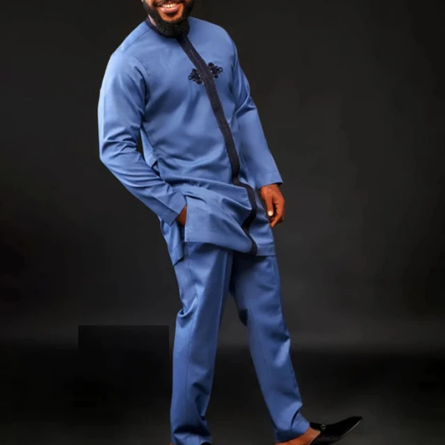 Tejiri Embroidered Dashiki Outfit - Image 2