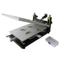 Manual Screen Machine Silk Printing Table SMT Solder Paste Finger Running Ink Press 1