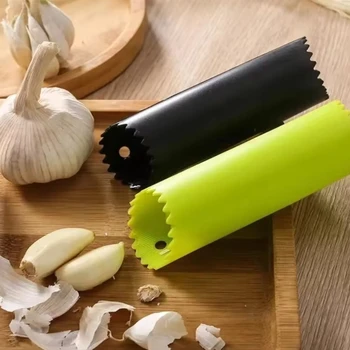 ซิลิโคนกระเทียม Peeler วงกลมกระบอก Stripper Tube Peeling กระเทียม Peeler Peel Barrel Peeling เครื่องมือห้องครัวที่มีประโยชน์อุปกรณ์เสริม 2