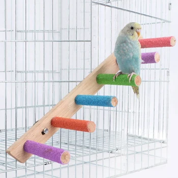 Wooden Bird Climbing Ladder 1