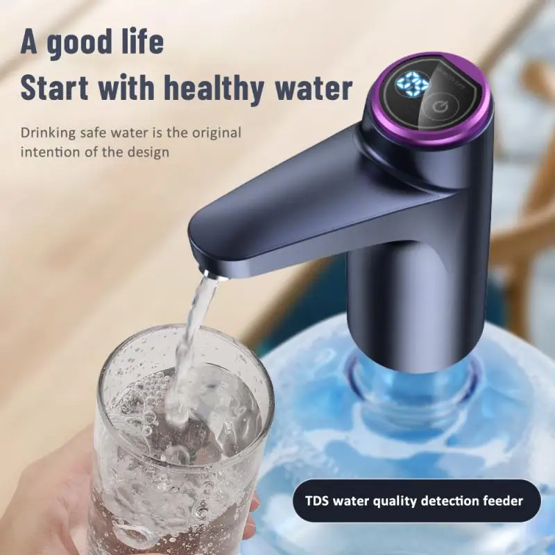 

HiPiCok Water Pump 19 Liters Water Dispenser Mini USB Charging Automatic Electric Water Gallon Bottle Pump Drink Dispenser