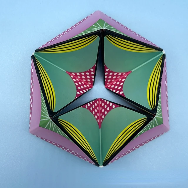 New Infinite Flip Magic Cube Puzzle Stress Relief Cube Adult Relax Tool 3D Kaleidoscope Infinite Flip Children's Toys Fidget Toy 3