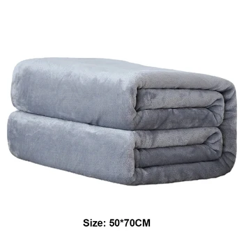 1-10PCS Flannel Fleece Blanket Winter Cozy Soft Blankets Multifunctional Farley Plush Blanket Cover Thermal Mat For Home Office 6