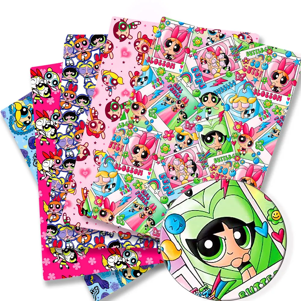 Cartoon Fabric DIY Handmade Sewing Patchwork Quilting Baby Dress Home Sheet Printed Fabric 140*50cm Kids