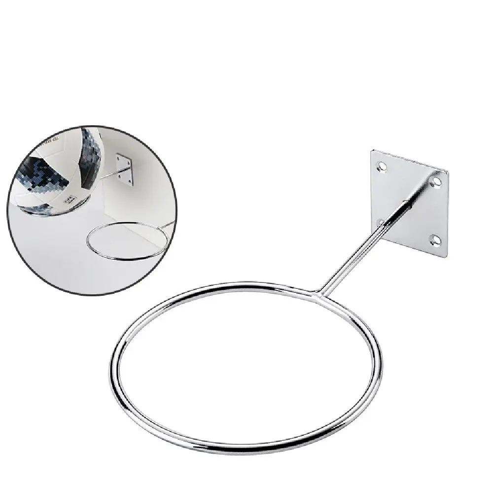 

Rugby Round Ring Football Soccer Cap holder Basketball Ball Holder Basketball Bracket Wall Mount Display Rack