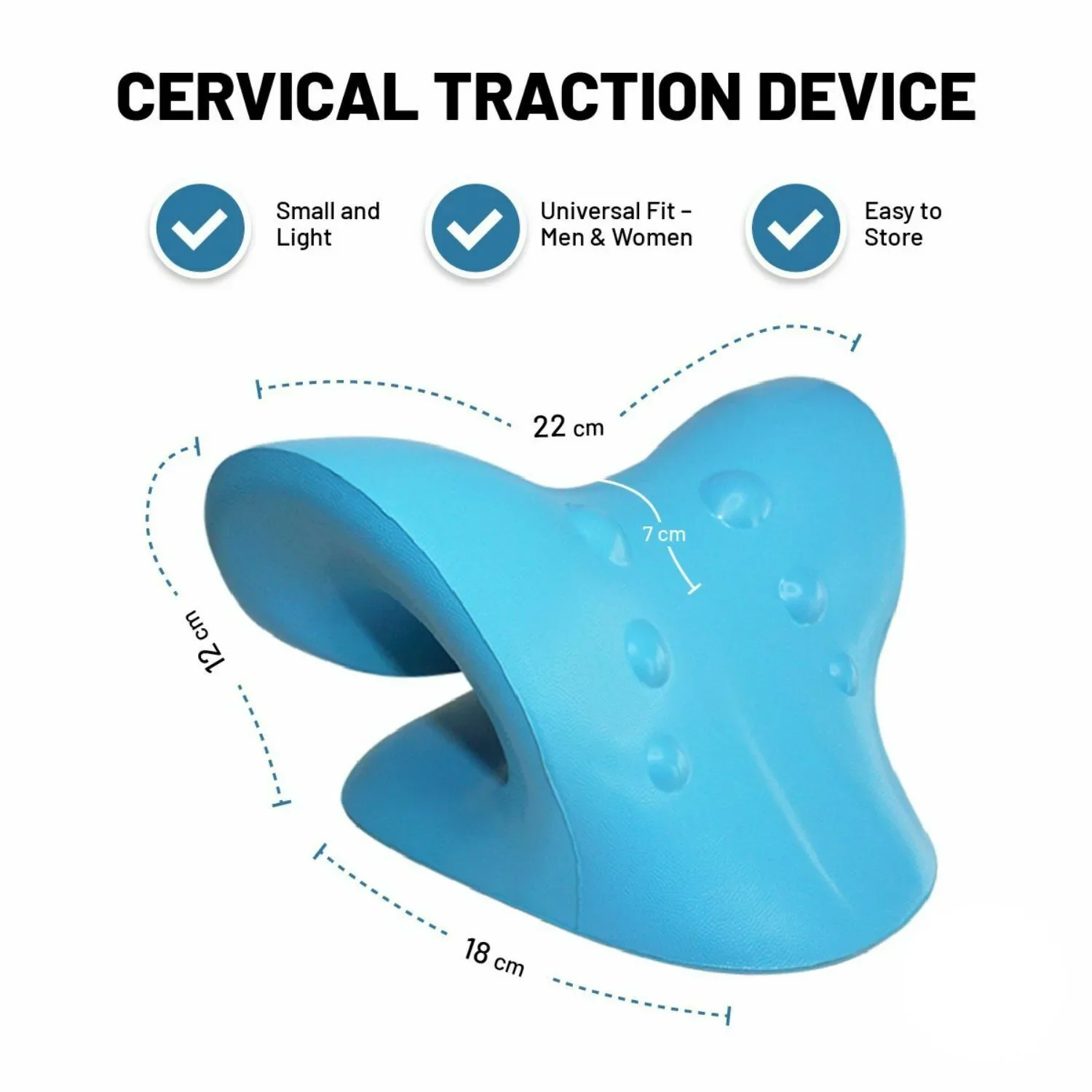 Barella per la spalla del collo Relaxer dispositivo di trazione chiropratica cervicale cuscino per alleviare il dolore regalo di allineamento della colonna vertebrale cervicale