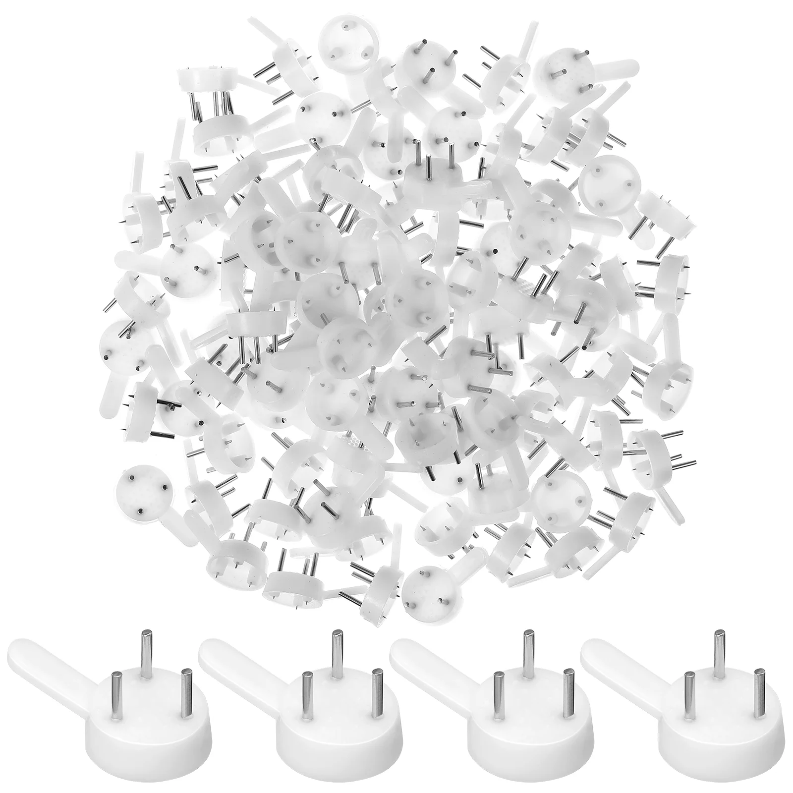 흔적 없는 손톱 플라스틱 벽 후크, 유화 사진 프레임, 사진 프레임 후크, 옷 행어, 2.2x1.5x1.2cm