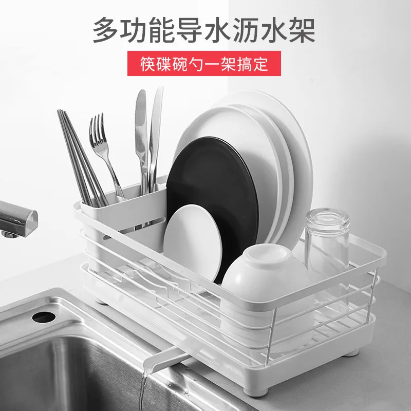 

Organizer Kitchen Dish Bowl Chopsticks Storage Rack Sink Rack Desktop Bowl Rack Plate Drain Rack Put Bowl Plate Storage Box