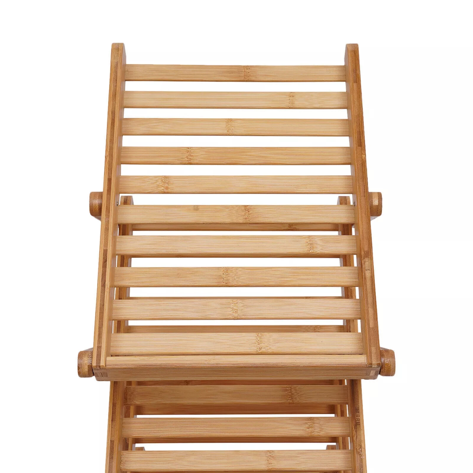 Bamboo Pop-up Magazine Rack, Literature Display Holder Stand 5