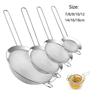 1/3/4 Pz/set Filo di Acciaio Inox Maglia Fine Filtro Olio Farina Colino Setaccio Setaccio Pasticceria Strumenti di Cottura Accessori Da Cucina 1