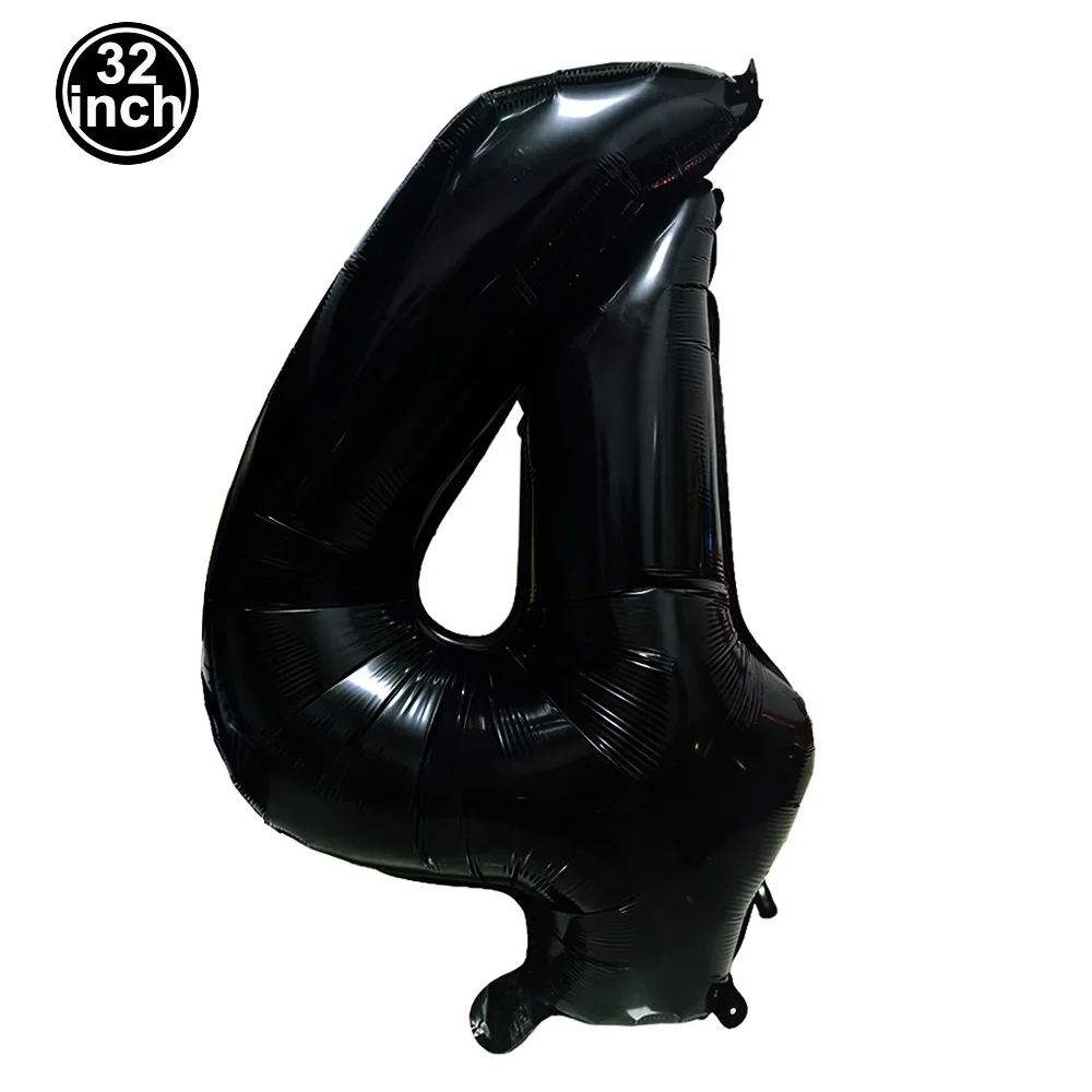 Celebratory Number 0 Jumbo Balloons - Multicolor 32-Inch Party Decor