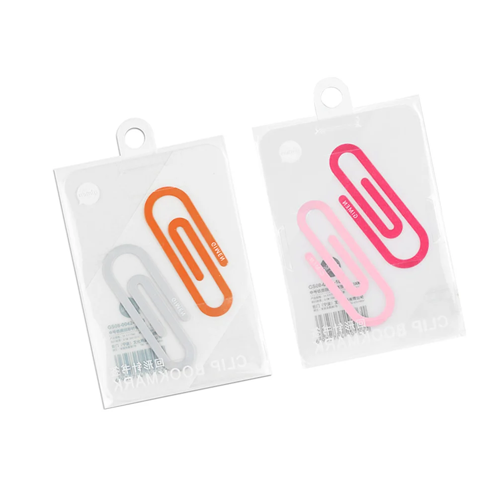 

4 Pcs Coated Coated Planner Clip Clip Coated Coated Planner Clipclip Clips For Paper Student Cute Binder Iron Thumb