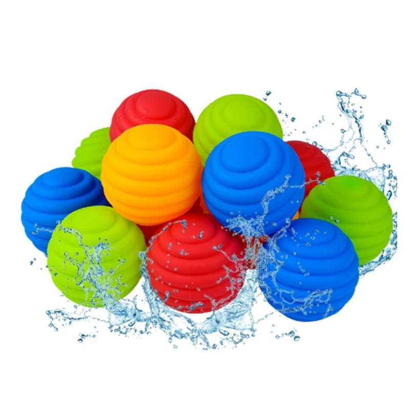 

12x Colourful Mixed Color Water Ball for Children and Pool Parties Outdoor
