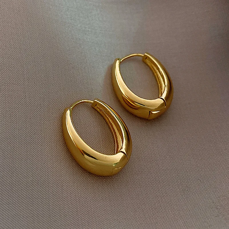 New Korean Hoops Hoop Earrings Fashion Jewelry Womens 2 Hoops