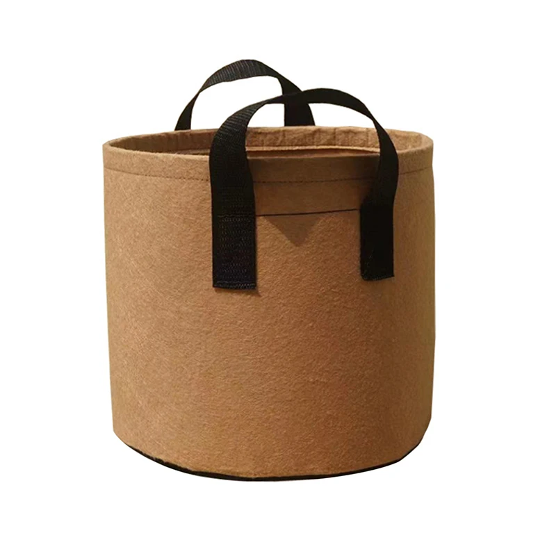 2/3/5 Gallon Garden Grow Bags Flower Vegetable Aeration Planting Pot Container Planter Pouch With Handles Grow Planting Bag 