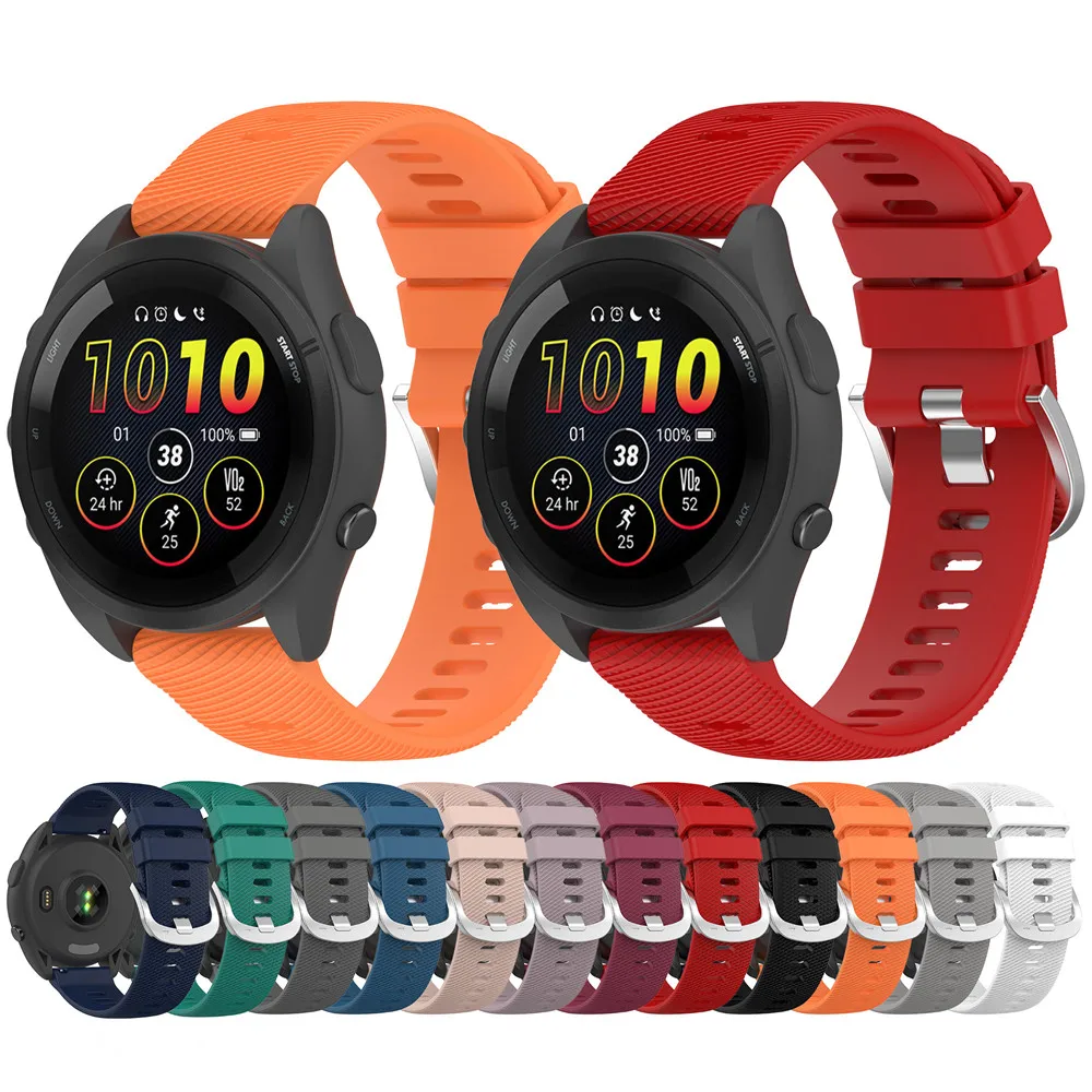 Premium 20MM Silicone Watchband Bracelet - Versatile Fitness Accessories