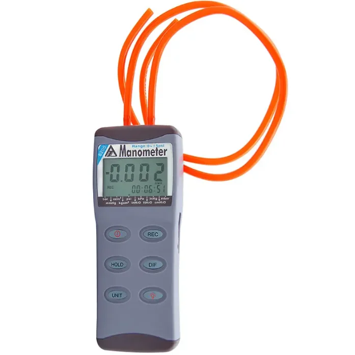 

AZ8205 New Digital Manometer Differental Pressure Tester AZ-8205