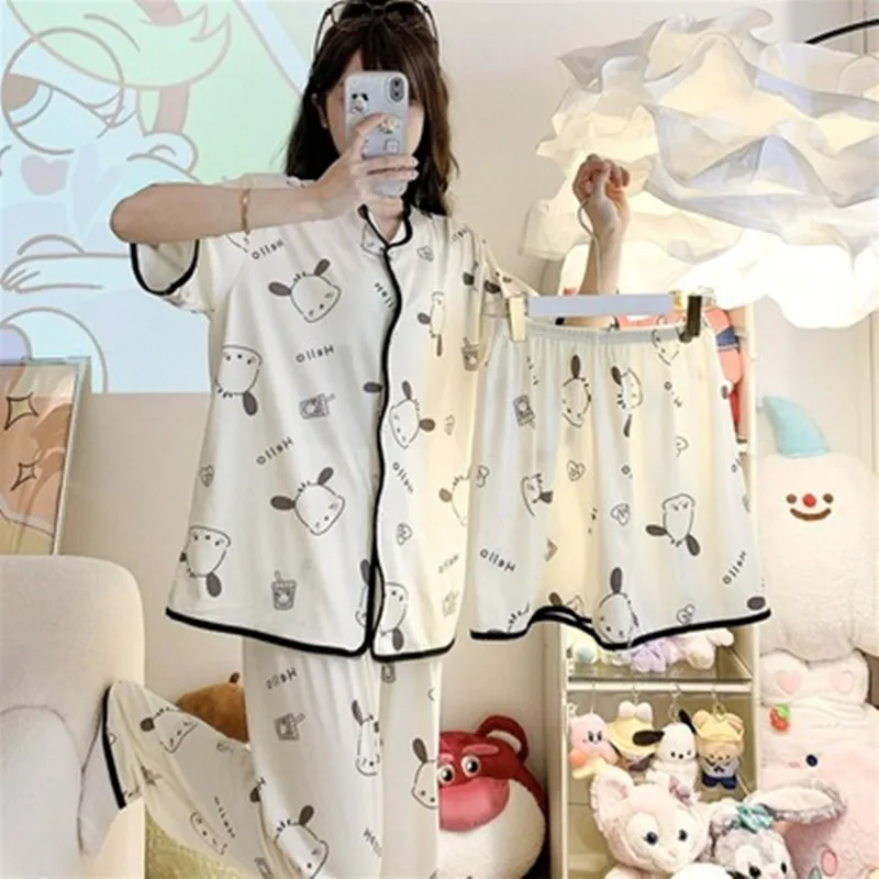 Wearable short-sleeved Superior sense Summer New Cute Simple Leisure Breathable Comfortable Loose Fashion Women's Homewear 5