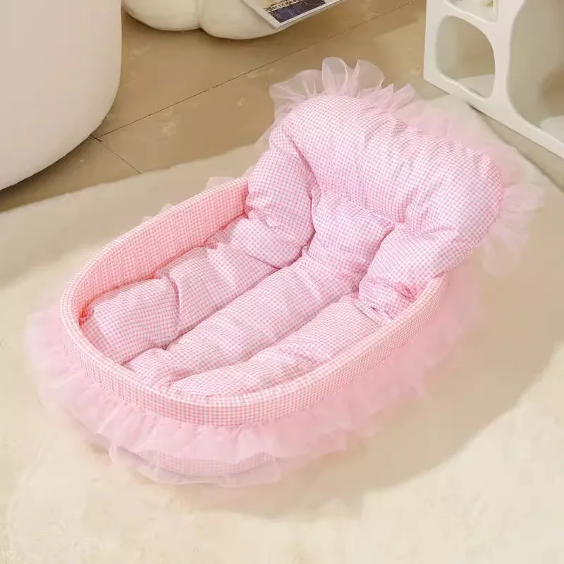 Macaron Dog Bed Pet Nests Dog Nests Four Seasons Universal Winter Cat Deep Sleep Pet Supplies pet bed