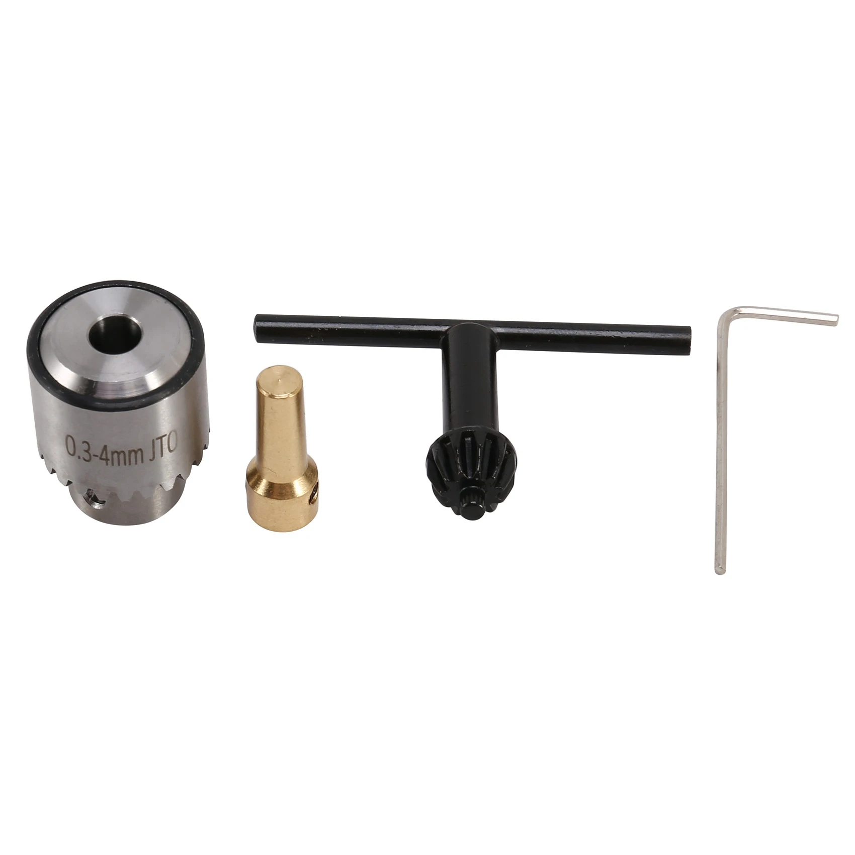 Hot Electric Drill Grinding Mini Drill Chuck Key Keyless Chucks 0.3-4mm Capacity Range W/ 3.17mm Shaft Connecting Rod