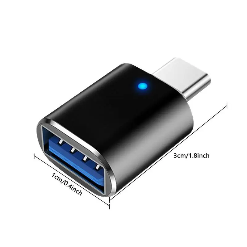 USB C To USB Adapter USB C Male To USB 3.0 Female Adapter OTG Converter Compatible With Keyboard U-disk Mobile Phone