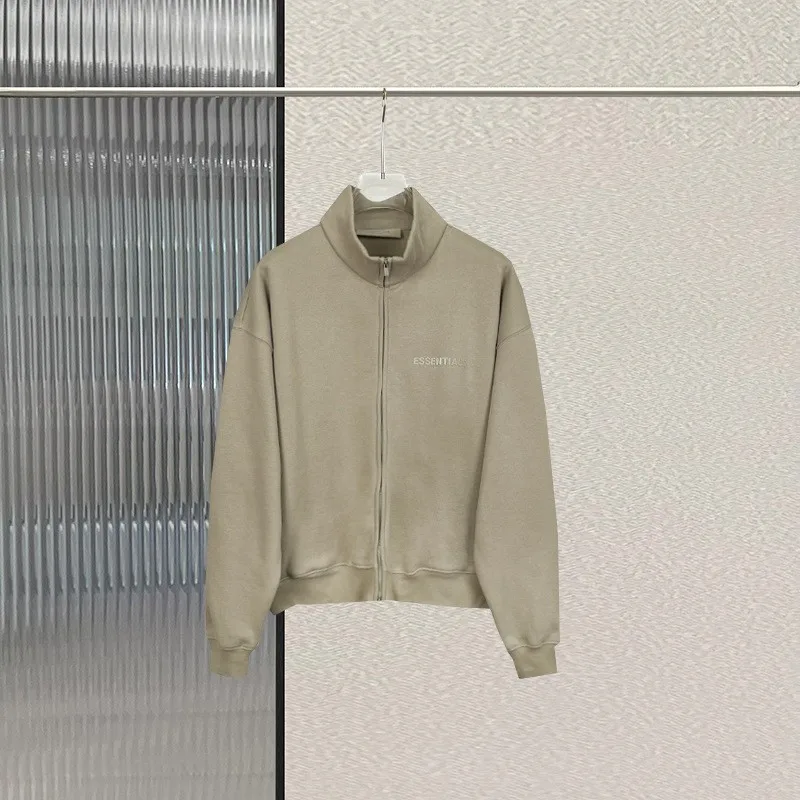 Y2K Loose Sweater Jacket Coat Hipster Unisex Autumn Winter Fashion Youth Stand Collar Casual Zipper Cardigan Coat