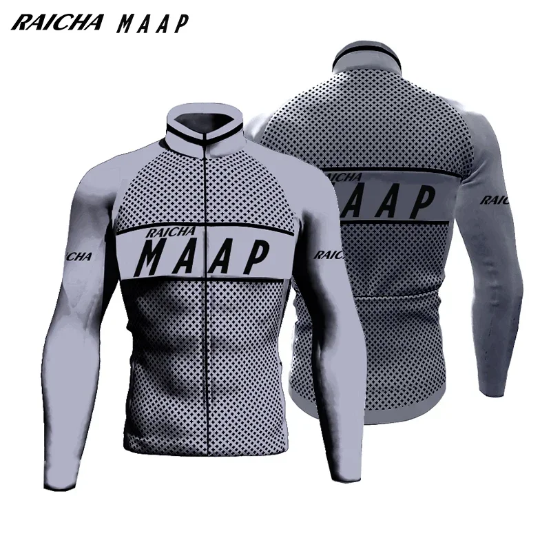 2025 New RAICHA MAAP Men's Breathable Long Sleeve Cycling Wear Slim Fit Professional Cycling Wear Road Bike Mountain Bike Wear 4