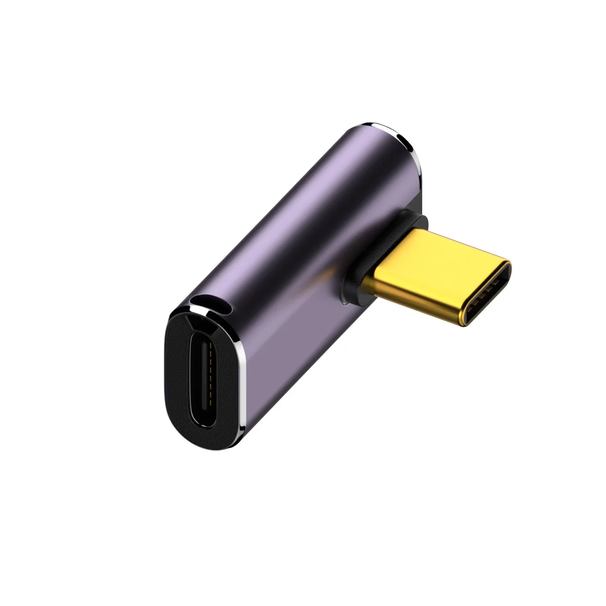 8K 60Hz High-Speed USB-C Charger Connector Adapter, 240W Power Delivery, U-Shape Straight Angle Design