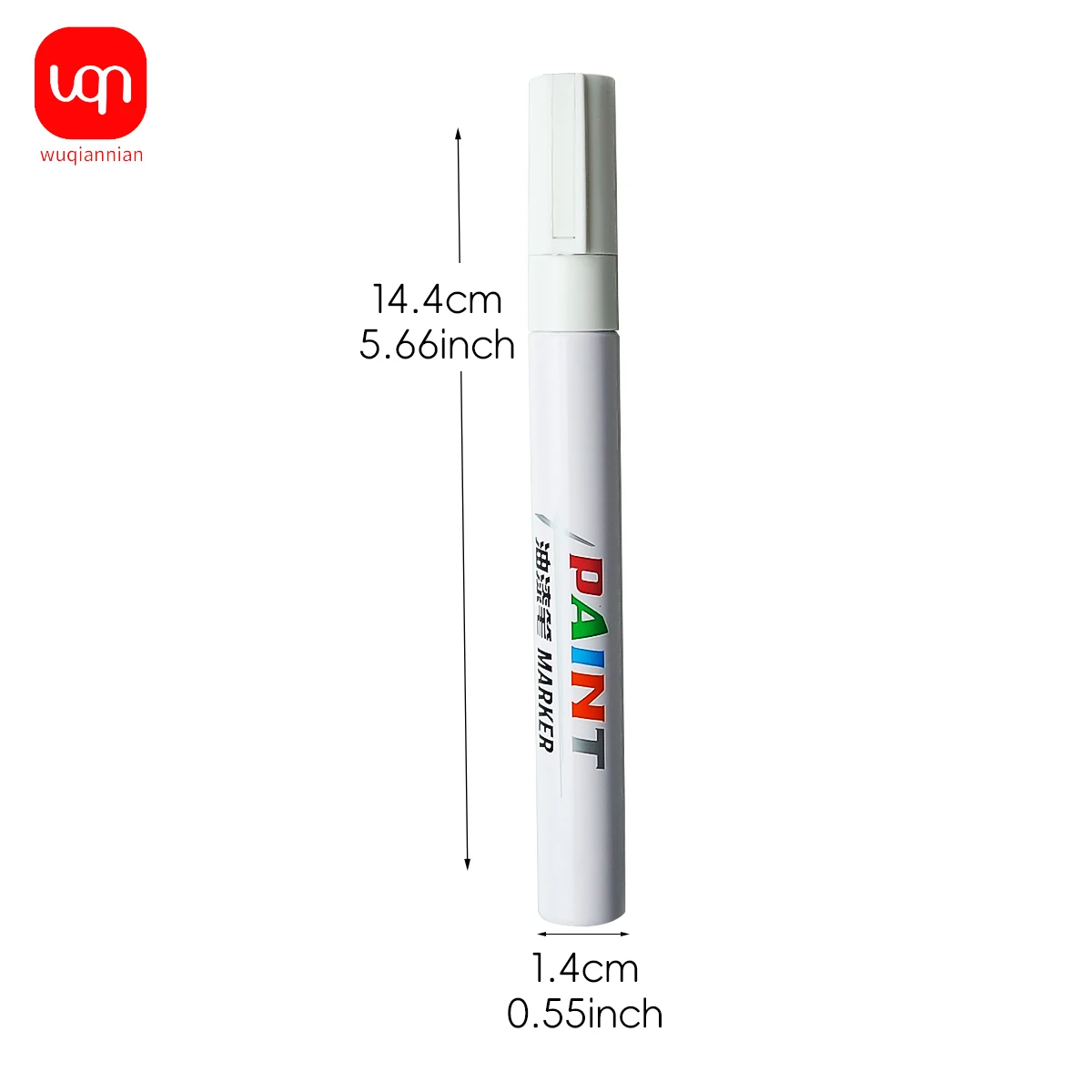컬러 방수 자동차 휠 타이어 유성 마크 펜, 자동차 고무 타이어 페인트 펜, Cd 금속 영구 페인트 마커, 그래피티 터치 업