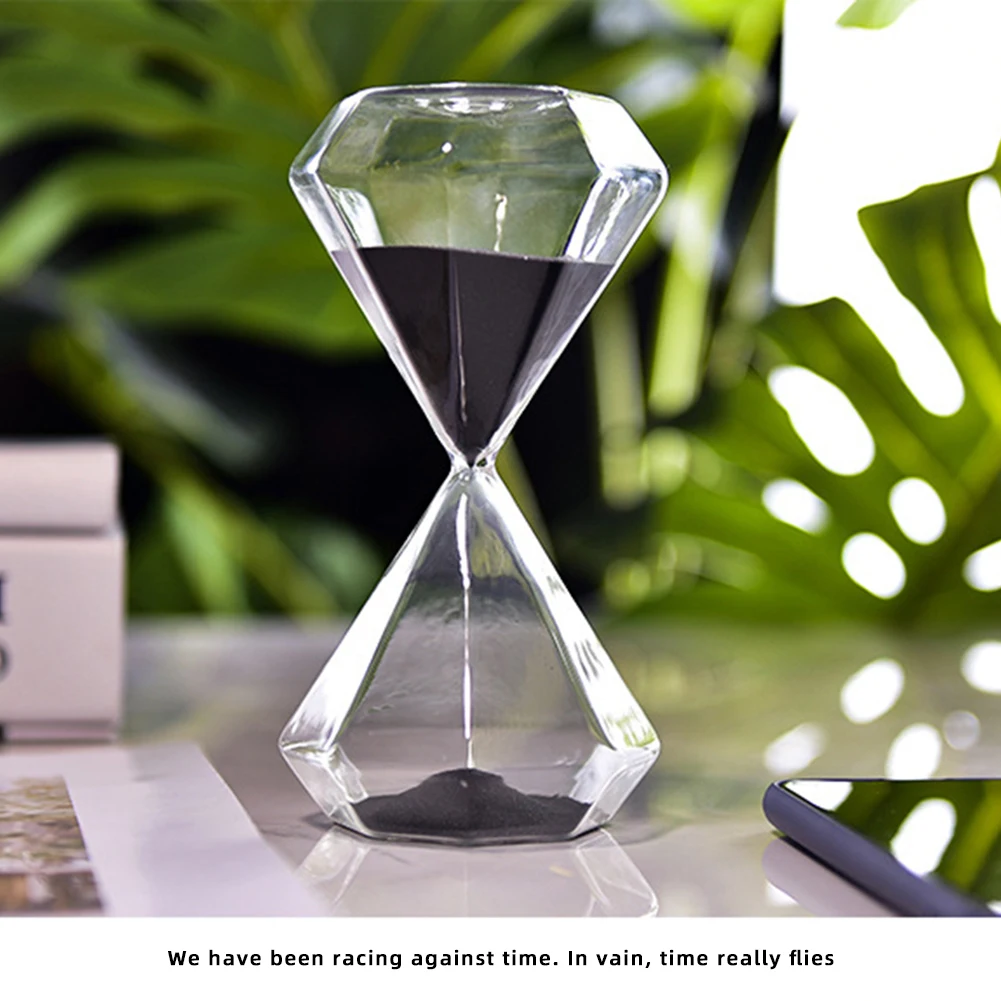 Sablier 30 Minutes Diamant Sablier Minuterie Bureau Table Sable Horloge  Maison Sablier Décoratif Sablier,Or