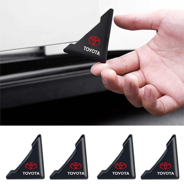 2pcs Silicone Car Door Corner Cover Bumper Scratch Protector For Toyota Corolla Camry Rav4 Vios Yaris Reiz Proado Accessories