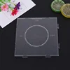 4PCS 2.6mm/5mm Fuse Beads Transparent Big Square Pegboards Ironing Beads Boards DIY Material Template Melting Beads Pegboard 2