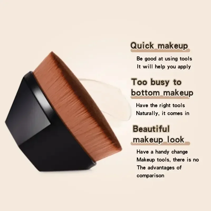 Foundation Brush High-Density Vegan Fiber for Liquid & BB Cream