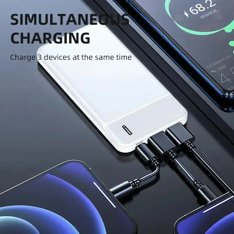 50000mAh High Capacity Power Bank 120W Fast Charging Powerbank Portable Battery Charger For iPhone Samsung Huawei 3