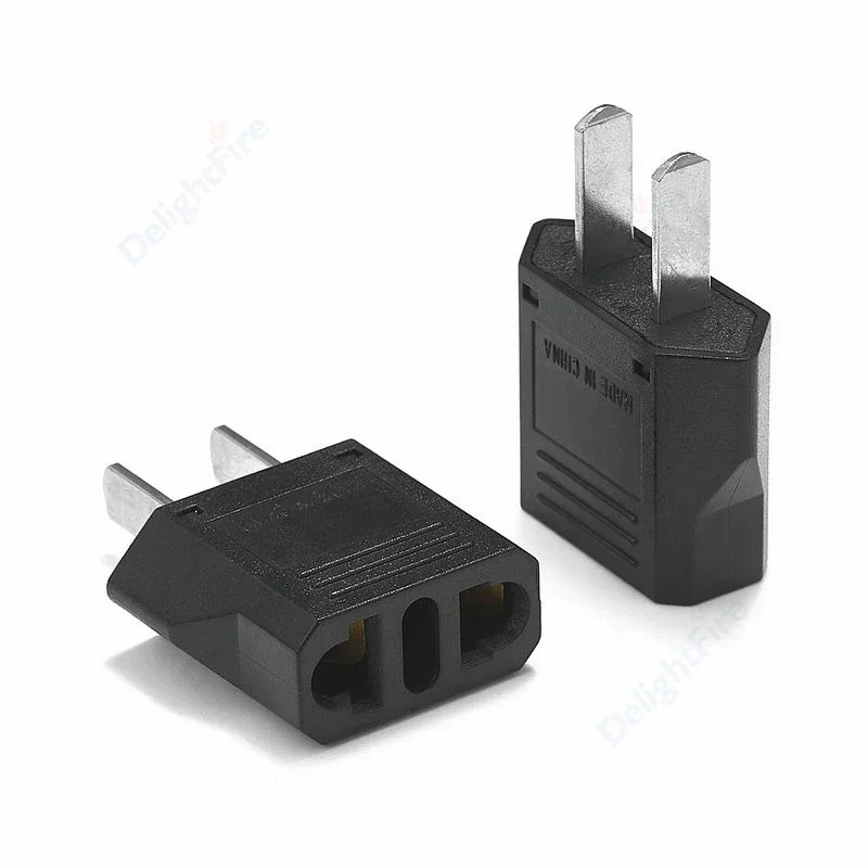 EU To US Plug Adapter American US To EU European Travel Adapter Korea KR Australia AU Plug Converter Power Sockets AC Outlets