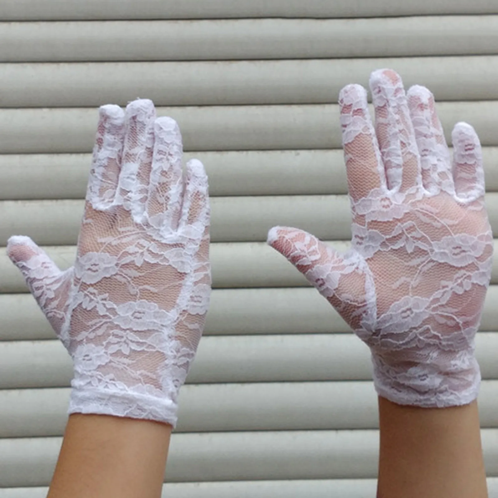 Kids Vintage Lace Gloves Wedding Costume Long Gloves Bride Wedding Cosplay Accessories For Dancing Party Kids Lace 아기장갑 baby gloves girl gloves