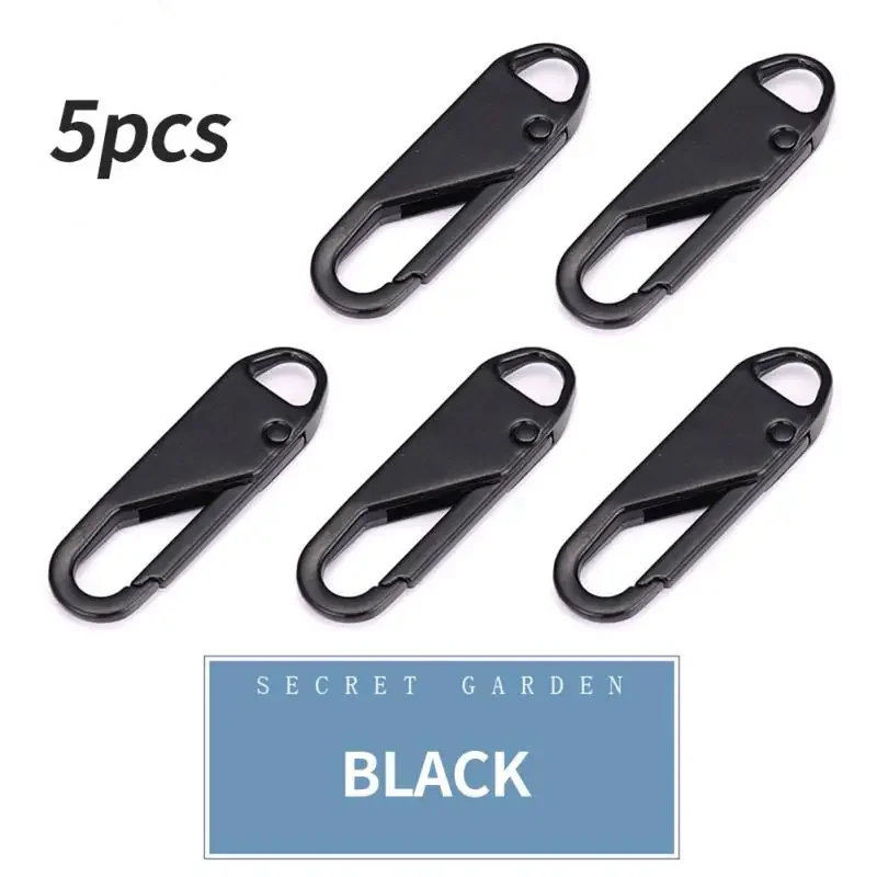 Zipper Pull Puller End Fit Rope Tag Fashion Metal Zippers Sewing Craft Kits Replacement Clip Broken Buckle Fixer Zip