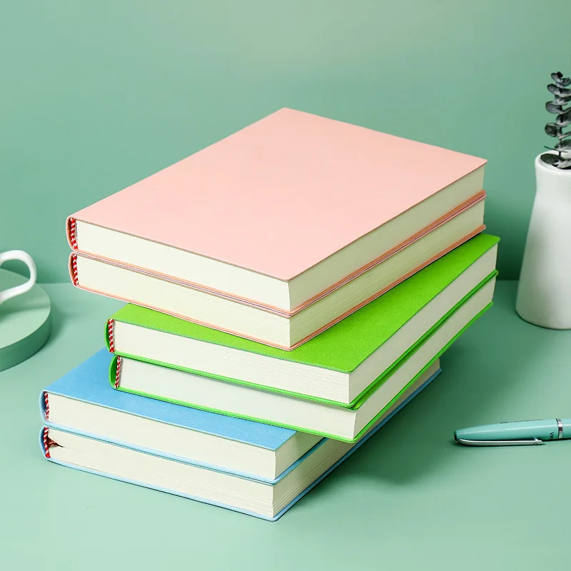 A5 Notebook Thick Notebook Thickened Large Notebook Soft Leather