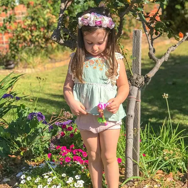 Girls Clothes LM Summer Kids T-shirts Cute Outfit Set Flower Girl Dresses for Weddings Casual Tops Infant Baby Romper