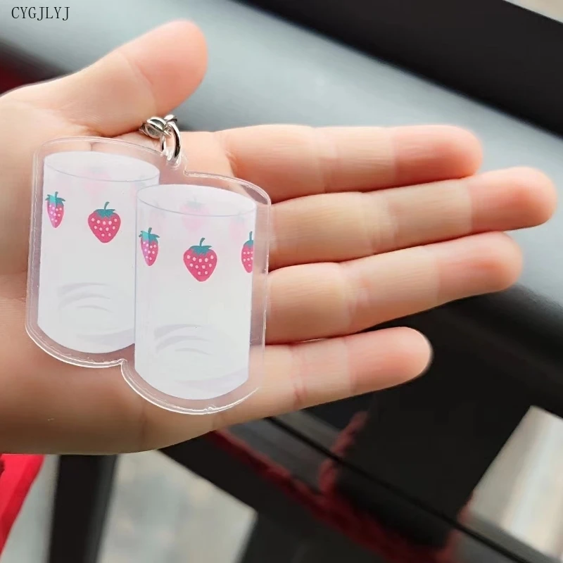 Anime NANA Osaki Keychain Cool Ai Yazawa Cartoon Figure Car Key Ring Cosplay Punk Pendant Key Jewelry For Children Birthday Gift