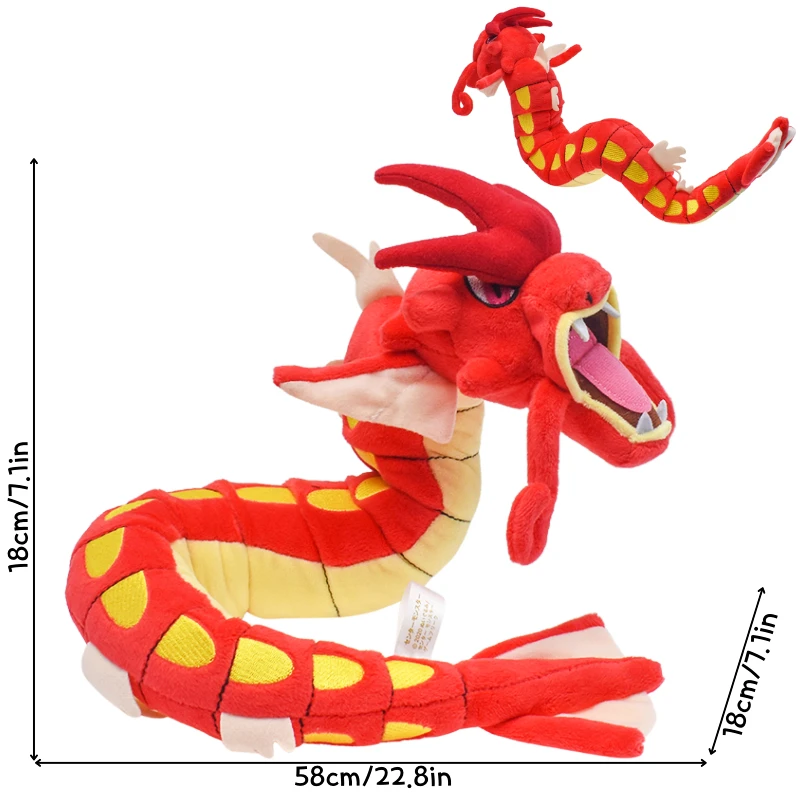 Peluche Pokémon Gigante Gyarados Blu e Rosso da 60cm 11 Peluche Pokémon Gigante Gyarados Blu e Rosso da 60cm - immagine 7