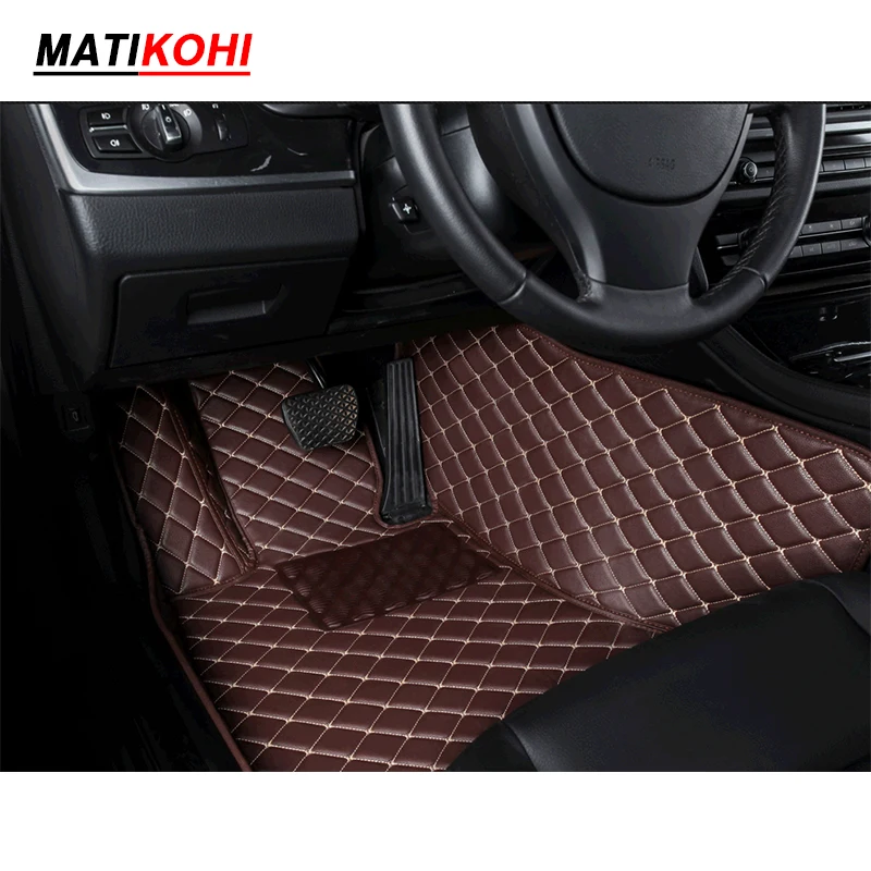 MATIKOHI 맞춤형 자동차 바닥 매트, 현대 에쿠스 센테니얼 2009-2023, 자동차 카펫, 발 코체 액세서리