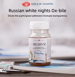 Extra Fine Artists Grade Russian White Nights Watercolors, 10ml Tubes - New Basic Colors for Professional Art Painting (100m medium)