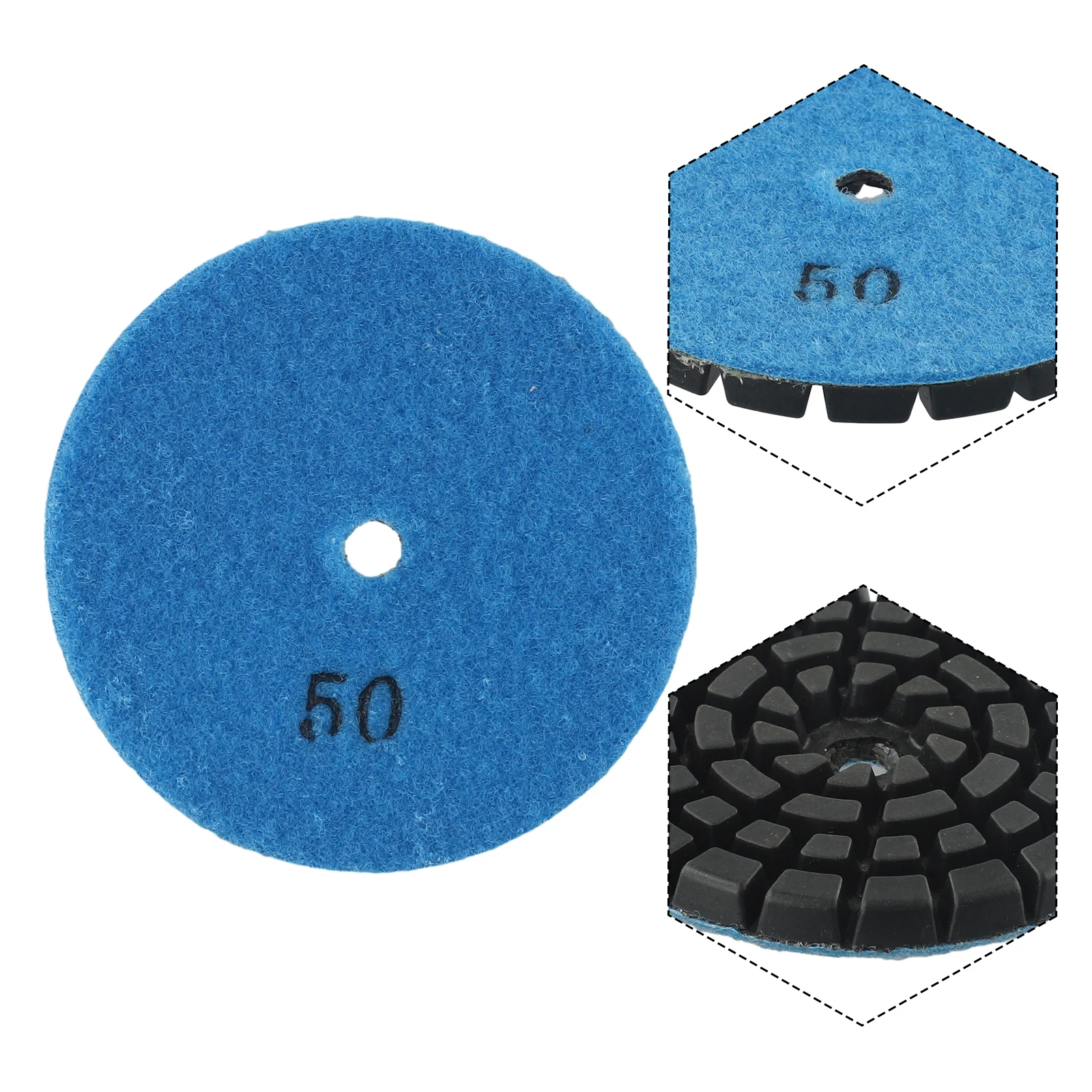 High Quality Polishing Pad Polishing Tool For Marble Grinding Disc Sanding Thickened 100mm 1PC 4Inch Concrete Flooring Diamond polishing tool polishing pad diamond floor dry wet 4inch concrete flooring diamond for marble grinding disc sanding