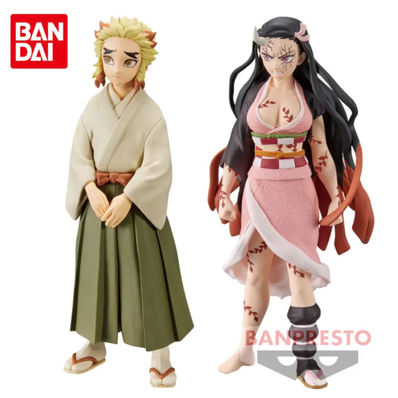 

Banpresto Original Demon Slayer 16cm Rengoku Senjuro Kamado Nezuko Anime Action Figures Toys for Boys Girls Kids Gift