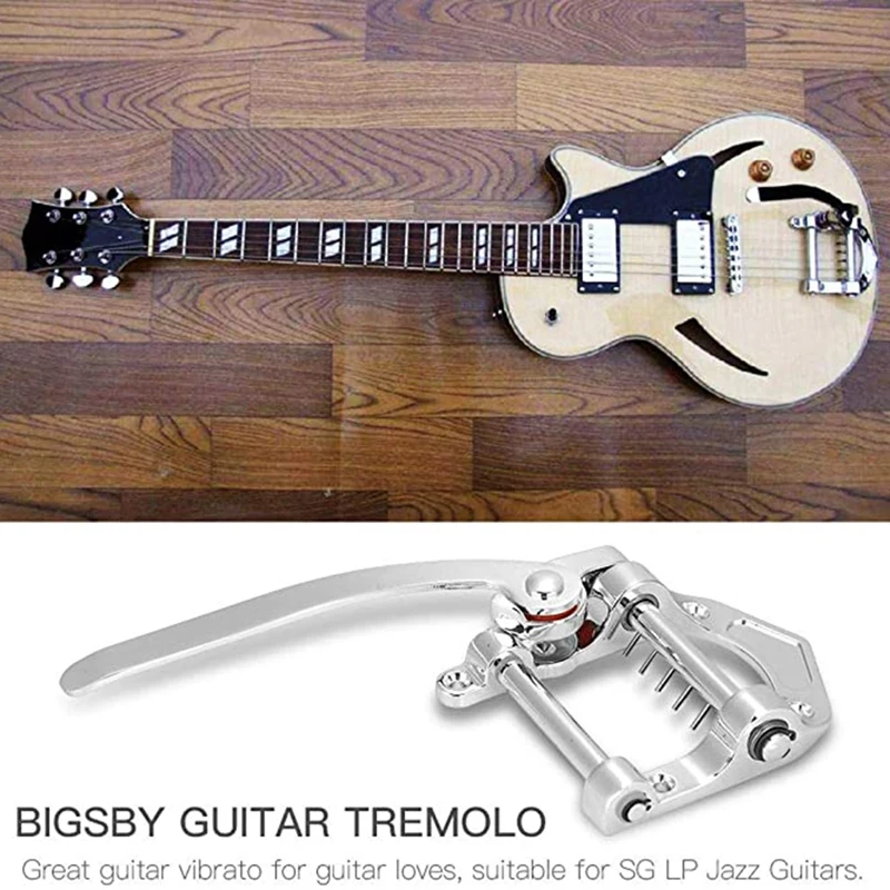 Stop Tail Saitenhalter Steg Brücke passend für E-Gitarren z.B. Gibson Les Paul, silber | 888101676