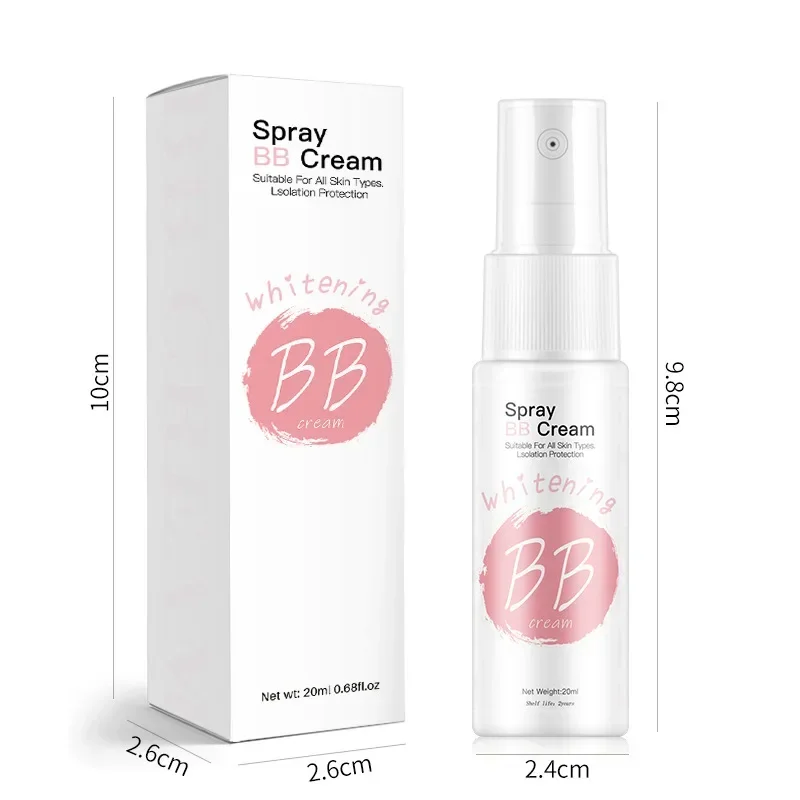 BB Cream Whitening Moisturizing Base Spray Waterproof Concealer Brighten Face Beauty Skin Care Foundation Makeup Korean Cosmetic 6