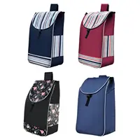 Folding Shopping Cart Replacement Bag Waterproof Trolley Cart Spare Bag for Folding Hand Truck Grocery Office Groceries Camping 1