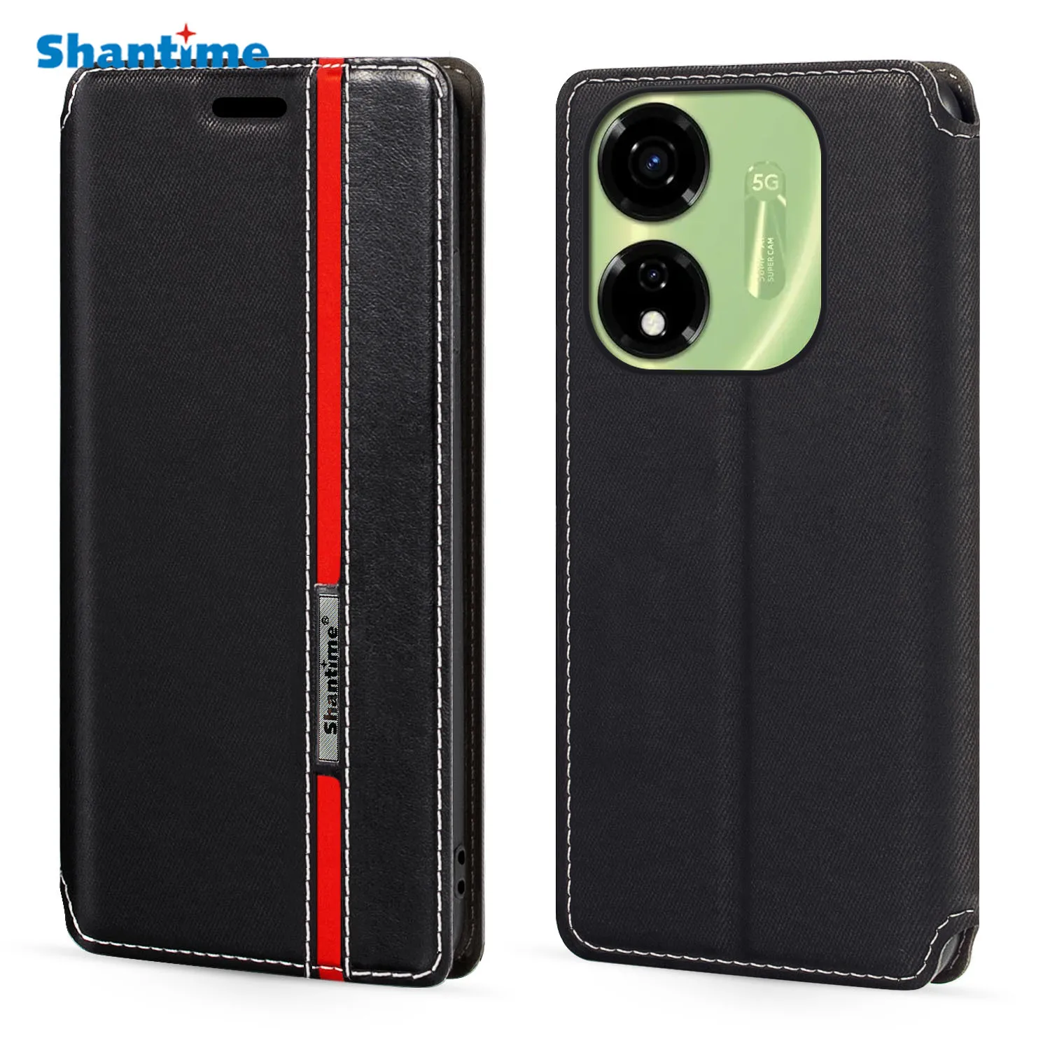 

For ITEL P55 5G P661N Power 55 5G 55+ 4G P55 Pro 4G P55 Plus 4G Case Fashion Multicolor Magnetic Closure Cover with Card Holder