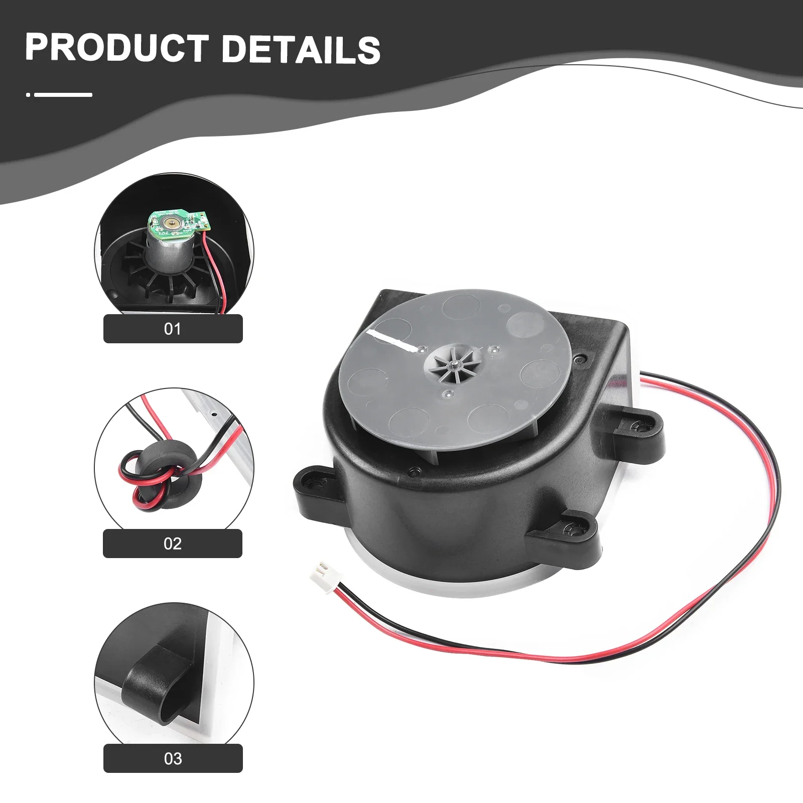 Enhance Cleaning Performance With Robot Fan Motors Compatible With For MD 16192 18500 18501 1850X 18600